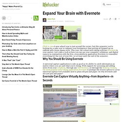 Expand Your Brain with Evernote