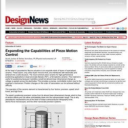Features - Expanding the Capabilities of Piezo Motion Control