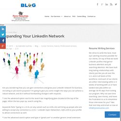 Expanding Your LinkedIn Network - Ryno Resumes