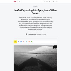 NASA Expanding Into Apps, More Video Games
