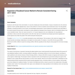 Expansion of Duodenal Cancer Market to Remain Consistent During 2017-2023