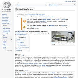 Expansion chamber