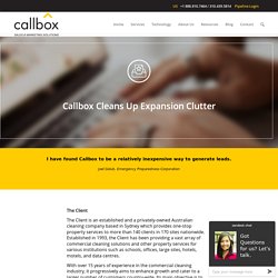 Callbox Cleans Up Expansion Clutter - B2B Lead Generation Company Malaysia