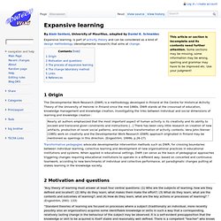 Expansive learning