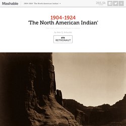 An expansive photo record of Native American life in the early 1900s