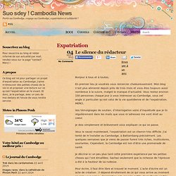 Expatriation Archives - Suo sdey ! Cambodia News