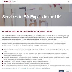 SA Expats in UK - South African Expat Tax Advice