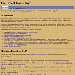 Expect - Expect - Home Page