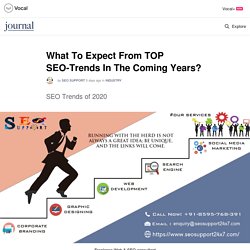 What To Expect From TOP SEO-Trends In The Coming Years?