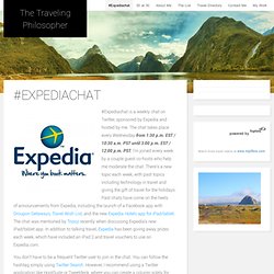 #Expchat Twitter Chat Sponsored by Expedia