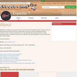 Expedite T.'s Craft Profile on Cut Out