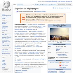 Expédition d'Alger (1830)