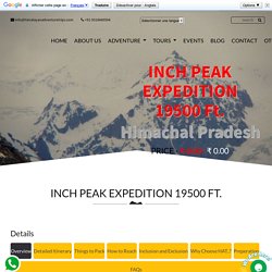 Inch Peak Expedition - Himalayan Adventure Trips