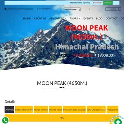 Moon Peak Trek - Moon Peak Expedition 2021