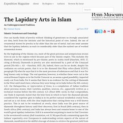 The Lapidary Arts in Islam