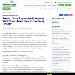 Protect Your Expensive Footwear With Shoes Insurance From Bajaj Finserv