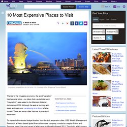 10 Most Expensive Places to Visit