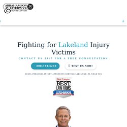 Lakeland FL Personal Injury Attorneys Near You