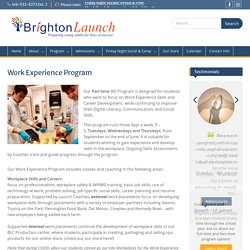 Work Experience Program - brightonlaunch