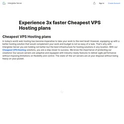 Experience 3x faster Cheapest VPS Hosting plans — Teletype
