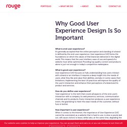 Why Good User Experience Design Is So Important