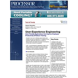 Editorial Article - User-Experience Engineering