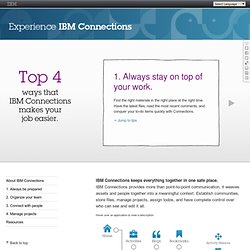 Experience IBM Connections