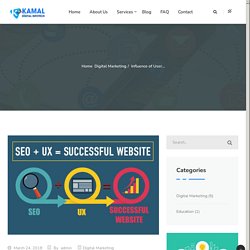 Influence of User Experience for SEO