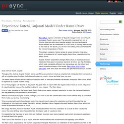 Experience Kutchi, Gujarati Model Under Rann Utsav