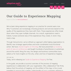 Our Guide to Experience Mapping