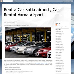 Experience 24 hours Car Rental Service in Sofia