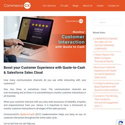 Boost your Customer Experience with Quote-to-Cash & Salesforce Cloud- CommerceCX