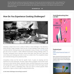 How Do You Experience Cooking Challenges? - SceneLinkList