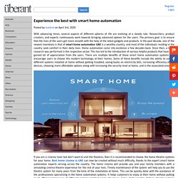 Experience the best with smart home automation