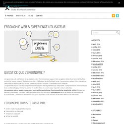 Ergonomie web & expérience utilisateur