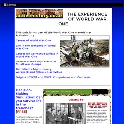 The Experience of World War One: ActiveHistory