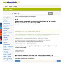 Are you looking for the trusted and experienced repair store in Las Ve