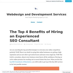 The Top 4 Benefits of Hiring an Experienced SEO Consultant – Webdesign and Development Services