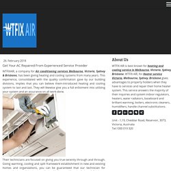 Get Your AC Repaired From Experienced Service Provider - wtfixairhvac