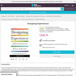 Designing Experiences : J. Robert Rossman : 9780231191685