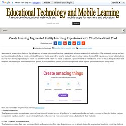 Create Amazing Augmented Reality Learning Experiences with This Educational Tool