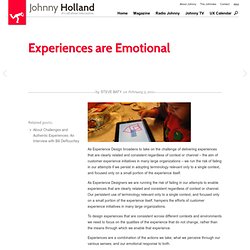 » Experiences are Emotional Johnny Holland
