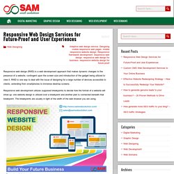 Responsive Web Design Services for Future-Proof and User Experiences – Blog-SamWebSolution