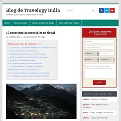 10 experiencias esenciales en Nepal