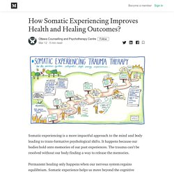 How Somatic Experiencing Improves Health and Healing Outcomes?