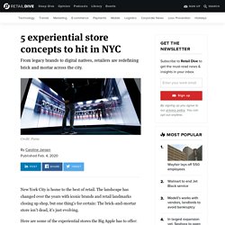 5 experiential store concepts to hit in NYC