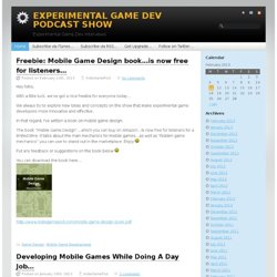 Experimental Game Dev Podcast Show