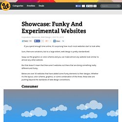 Showcase: Funky And Experimental Websites