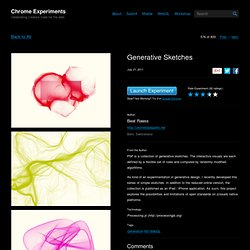 Generative Sketches" by Beat Raess