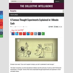 The Collective Intelligence: 6 Famous Thought Experiments Explained in 1 Minute Each